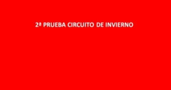 Aplazada la 2ª Prueba del Circuito de Invierno
