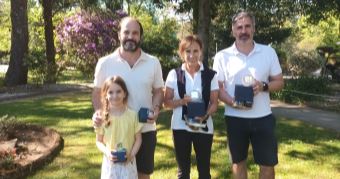 Beatriz Gómez y Javier Valero Campeones de Galicia Padres e Hijos 2025