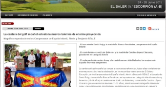 Campeonato de España benjamín, alevín e infantil 2016