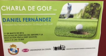 Charla-coloquio sobre Golf en el INEF de A Coruña