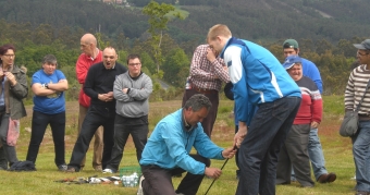 Clausura de los cursos de la Escuela de Golf Adapatado del RAC Santiago