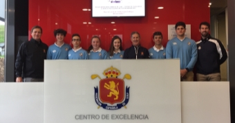 Concentración del grupo Sub 18 en el Centro de Excelencia de la RFEG