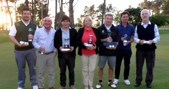 Eloy Calatayud y Teresa Pajón Campeones de Galicia Mayores de 35 años