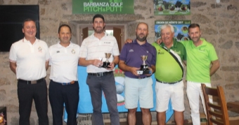 Enrique Rama y Manuel Pena Campeones Dobles de Galicia de Pitch&Putt