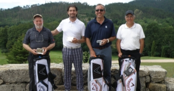 El equipo de Luis Portela vence en el Pro-am de Mondariz