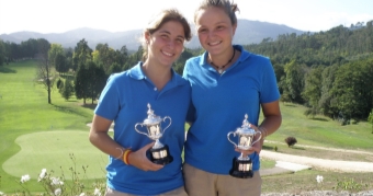 Fátima Fernández y Belén García  Campeonas de Dobles de Galicia