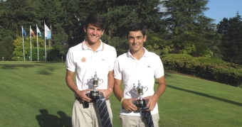 Hernández y López-Pizarro Campeones Absolutos de Galicia