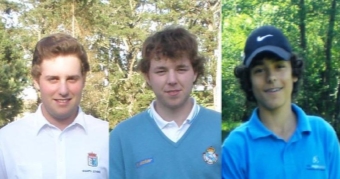 Jacobo López, Andrés Freire y Manuel Hernández en el Cto. de España Junior y Boy