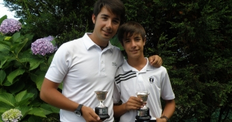 Jesús y Pablo Ouro Campeones de Galicia de Pitch&Putt