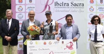 Johanna Gustavsson, ganadora del 6º Ribeira Sacra International Ladies Open