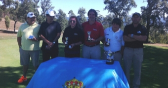 José Ángel Pérez y Mª Eugenia Martínez Campeones de Galicia de Pitch&Putt