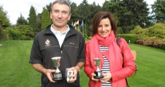 Manuel Carballal y Mª Carmen Ulloa Campeones de Galicia Mayores de 35 años