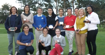 Marta García Llorca reina en la fiesta del Golf Femenino