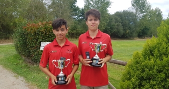 Matías Briansó y Diego González Campeones Gallegos de Dobles