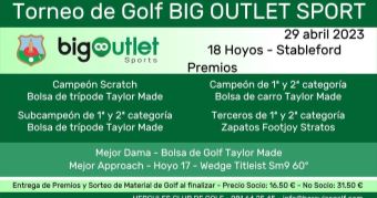 Torneo Golf Big Outlet Sport en el Hércules C.G.