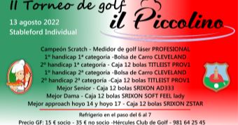 Torneo IL Piccolino Lounge Bar en Hércules C.G