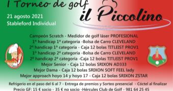 Torneo Il Piccolino Lounge Bar en el Hércules Club de Golf