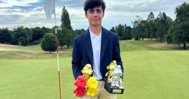 Jorge de la Riva, Campeón del Internacional de Bélgica Sub-14