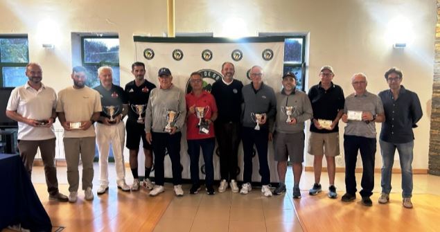José Carlos Ansede y Juan José Latorre, Campeones de Galicia Dobles de 3ª Cat.